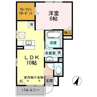 メゾン・みらい【1階】の間取り