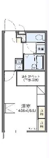レオパレスリブェールII【1階】の間取り