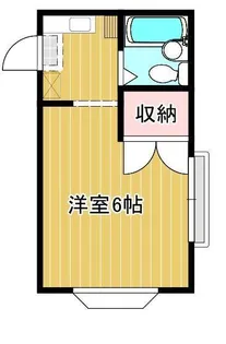 高友ハイツ【2階】の間取り