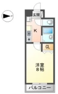 ジュネス沖【2階】の間取り
