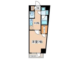クレイシアIDZ芦花公園【6階】の間取り