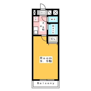 A・City桜井【1階】の間取り