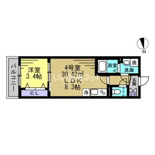 カイ・コート【1階】の間取り