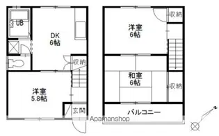 コンフォートハイツ【1階】の間取り
