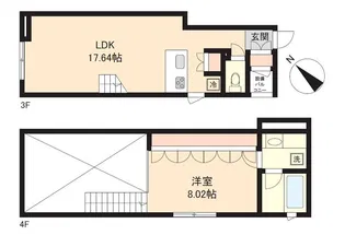PASEO神宮前【3階】の間取り