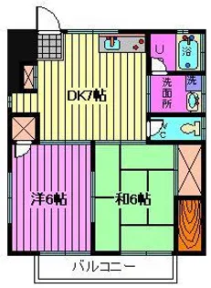 Kハイツ【1階】の間取り