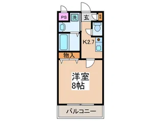 サンフローラ【1階】の間取り