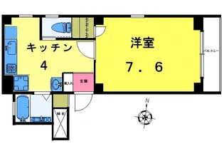 デュオクラルテ【2階】の間取り