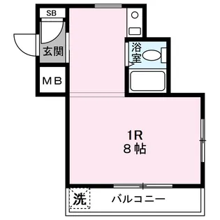 メゾンミキII【4階】の間取り