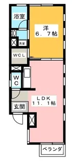 マヨザーマク【2階】の間取り