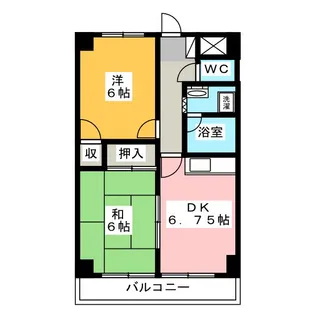 サンロード蕨【3階】の間取り