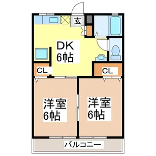 ベル・ヴィ21【2階】の間取り