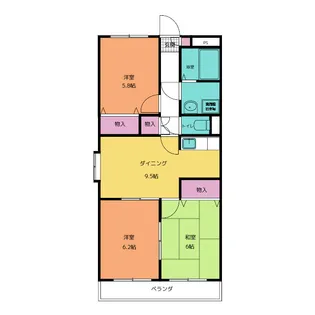 ア・ドリームMORI【4階】の間取り