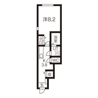 LebeL drie【1階】の間取り