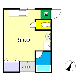 桜ハイツ【3階】の間取り