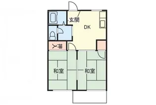 エクセル金子【2階】の間取り