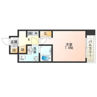 GROOVE御幣島アベニュー【2階】の間取り