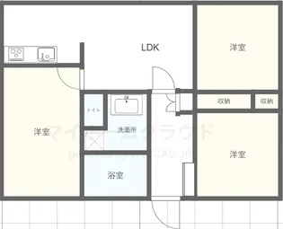 カーサ・エストレーラ【4階】の間取り
