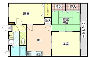ユーミー光【2階】の間取り