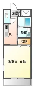 ルエ・デュ・パルク【2階】の間取り