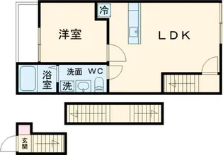 Pablo戸坂A棟【3階】の間取り