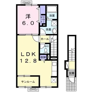 グランツIV【2階】の間取り