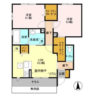 fantastique espace (【1階】の間取り