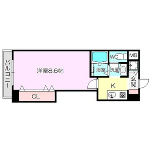 M’PLAZA新大阪1番館【5階】の間取り