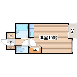 ブランドール河原町プラザ【1階】の間取り