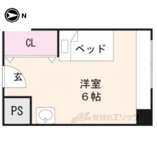 くずは寮【2階】の間取り