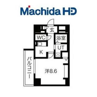 エヌエムキャトフヴァン【1階】の間取り