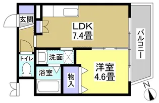 ソルトシティ浜松【8階】の間取り