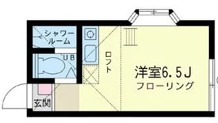 1Rの間取り画像