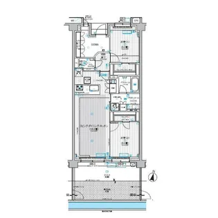 Nisshin Grandpalace茅ヶ崎東海岸【1階】の間取り