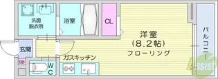 RS Residence【1階】の間取り