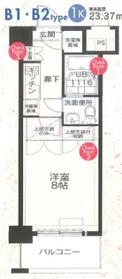 CLUB ORIENT BLD NO81 AMARIGE【3階】の間取り