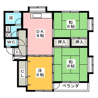 メゾンサトウ【2階】の間取り