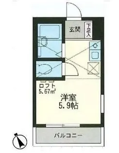 フィットハウス上永谷【2階】の間取り