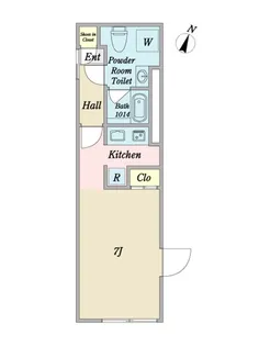 ブランシェ西新宿【4階】の間取り