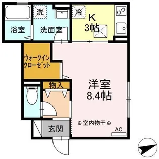 コーポ・マルマサ III【1階】の間取り