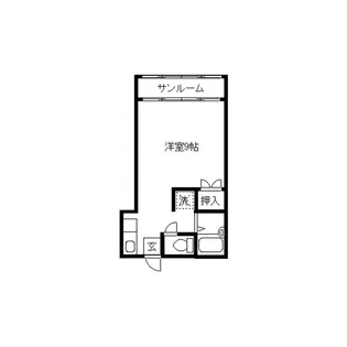 TNK-1アパート【2階】の間取り