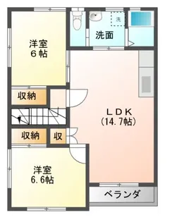 Pure Forest I【2階】の間取り
