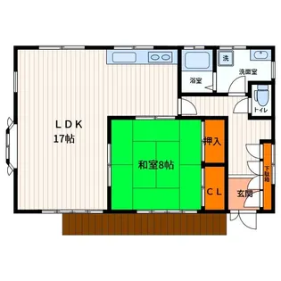 東京都あきる野市秋川3【アパート】の間取り
