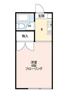 1Kの間取り画像