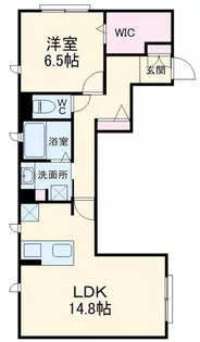 beige【2階】の間取り