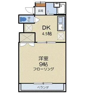 山形県山形市小立2【アパート】の間取り