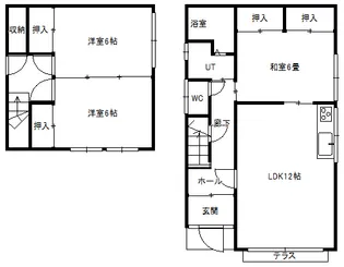 北海道札幌市中央区南十七条西18【一戸建】の間取り