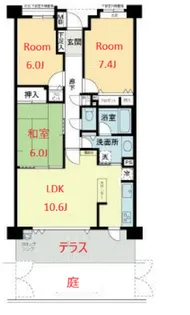 神奈川県横浜市保土ヶ谷区峰沢町【マンション】の間取り