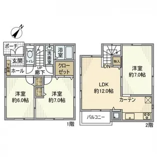 埼玉県川口市柳崎3【一戸建】の間取り