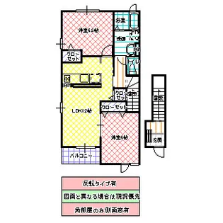 プレッソメテオール B【2階】の間取り